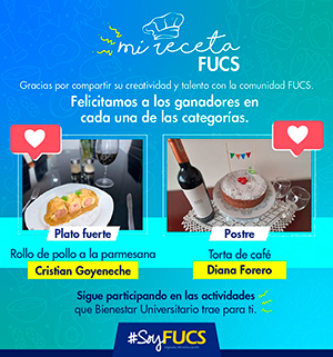Ganadores "Mi receta FUCS