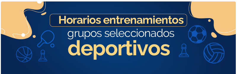 Imagen horarios entrenamientos deportivos Horarios grupos deportivos - Bienestar